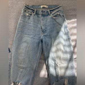 Abercrombie jeans high rise 90s straight